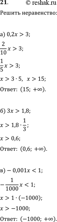 Изображение Упр.21 ГДЗ Никольский Потапов 9 класс